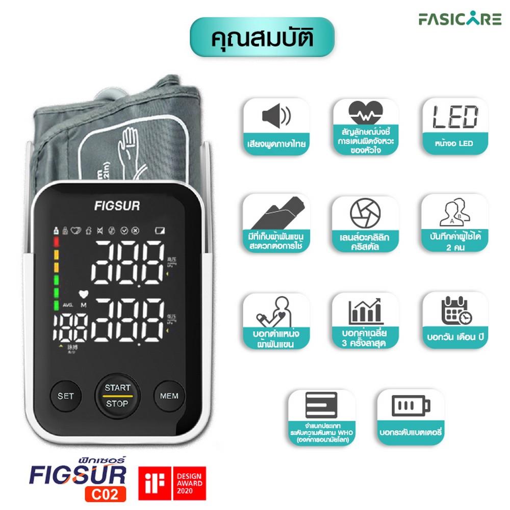 เครื่องวัดความดันโลหิต FIGSUR C02_1