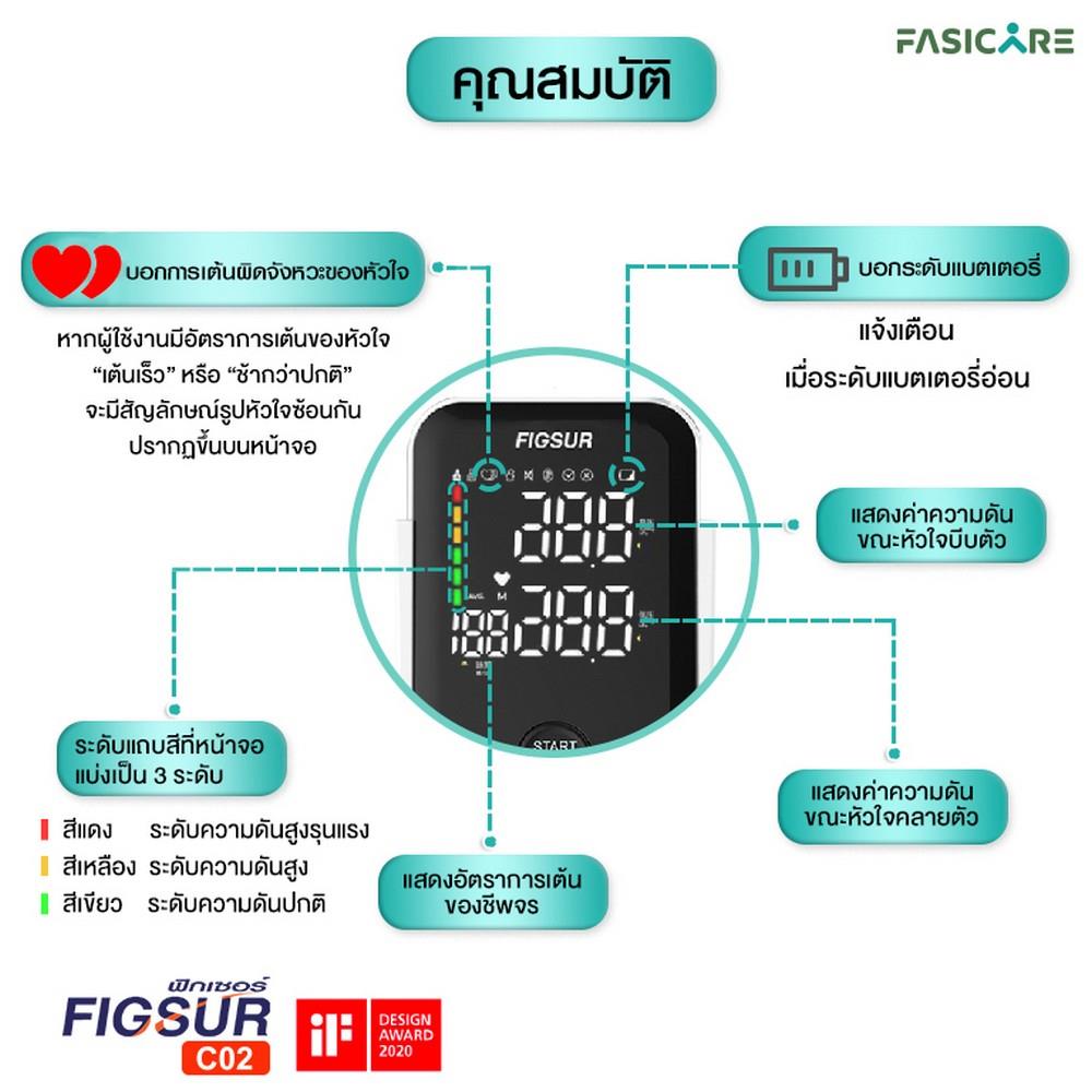 เครื่องวัดความดันโลหิต FIGSUR C02_2