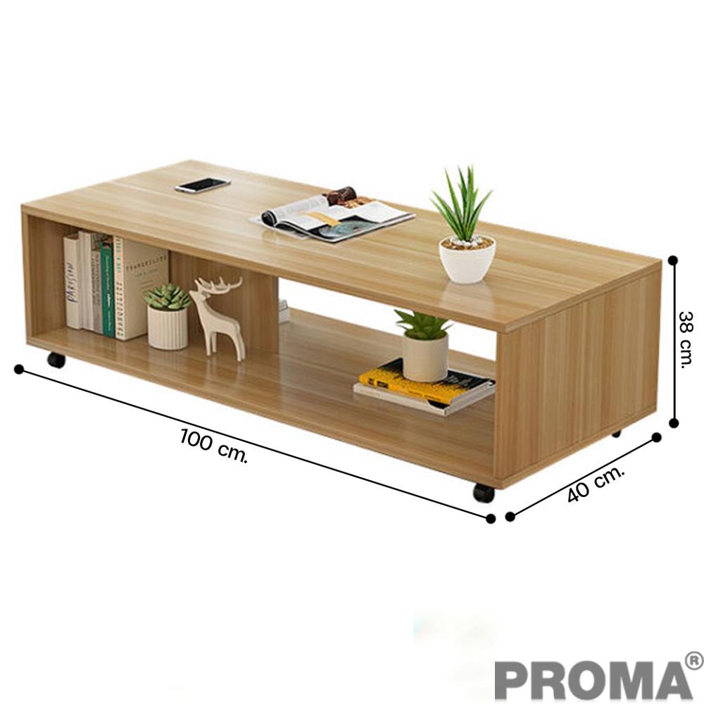 [Pre-order] โต๊ะกลาง PROMA-CTB-61-04 100 ซม. น้ำตาล_2