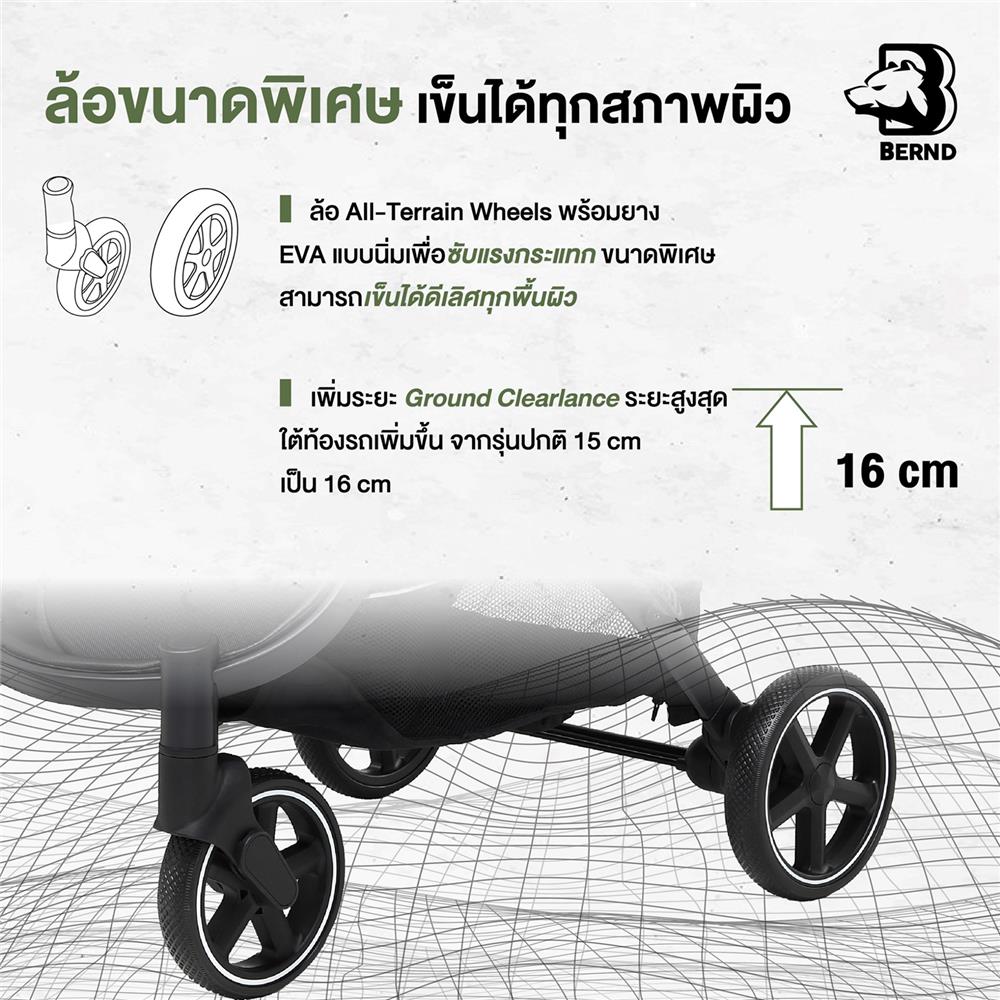 รถเข็นเด็ก BERND AIRPLUS GT-BALOO GRAY_8