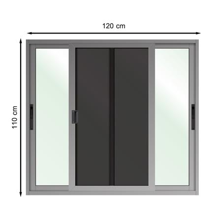 หน้าต่างบานเลื่อนอลูมิเนียม