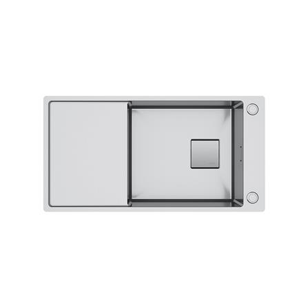 อ่างล้างจานฝังสเตนเลสสแควร์