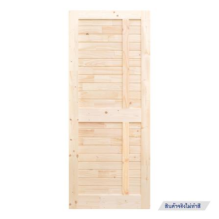 ประตูไม้จริง