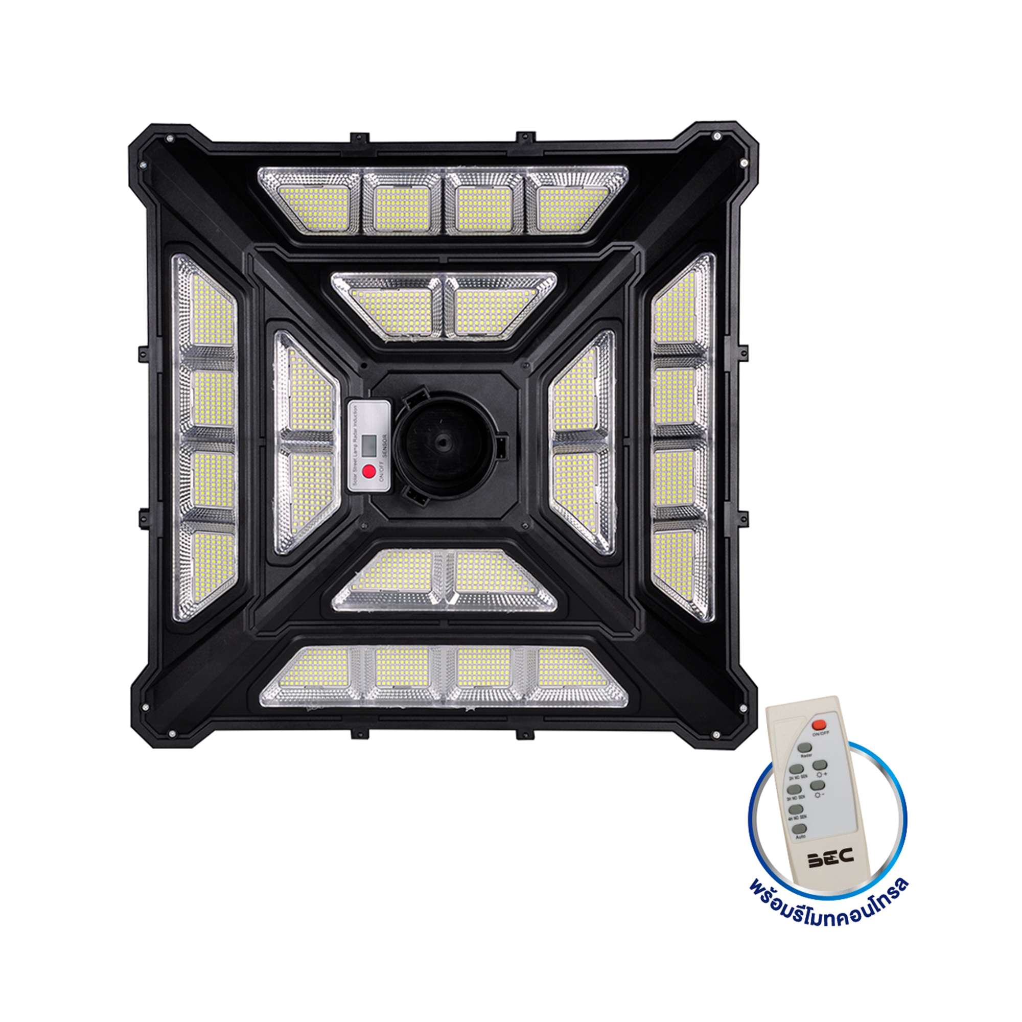 ไฟสนาม SOLAR CARINI NORAH SQ 1,000 วัตต์ DAYLIGHT สีดำ