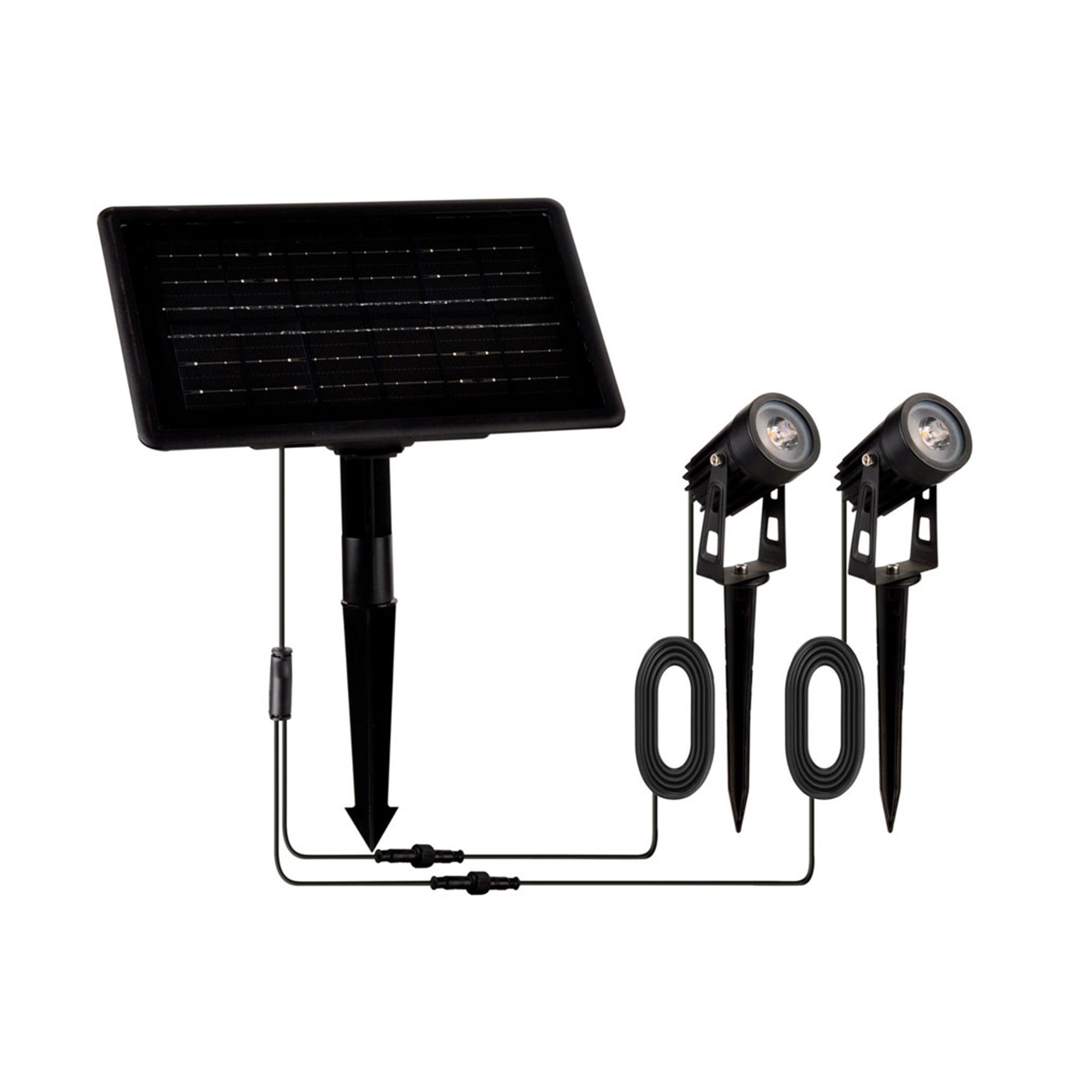 ไฟจัดสวน SOLAR BEC LIZARD 20 วัตต์ WARM WHITE สีดำ