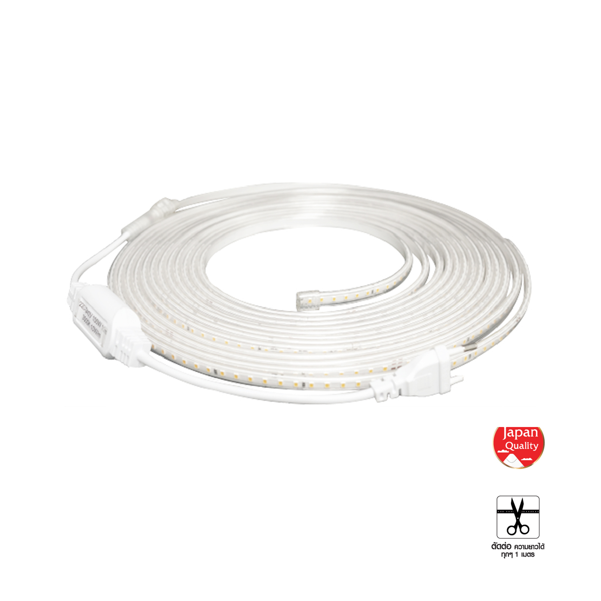 ไฟเส้น LED SHINING 10 วัตต์/เมตร WARM WHITE 10 เมตร