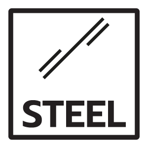 วัสดุหลัก เหล็ก