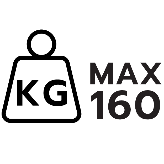 การรับน้ำหนัก 160
