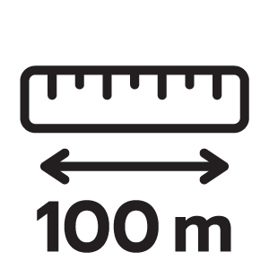 ความยาว 100 เมตร