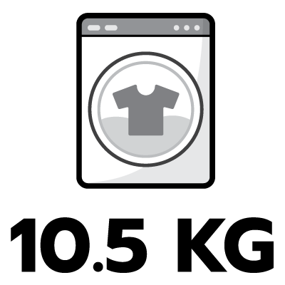 ความจุในการซัก 10.5 กก.