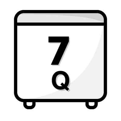 ปริมาตรความจุ 7 คิว