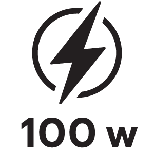 กำลังไฟ 100วัตต์