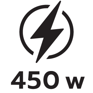 กำลังไฟ 450วัตต์