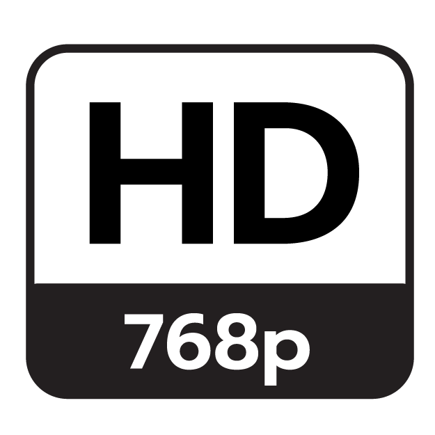 ความละเอียดหน้าจอ HD (768P)