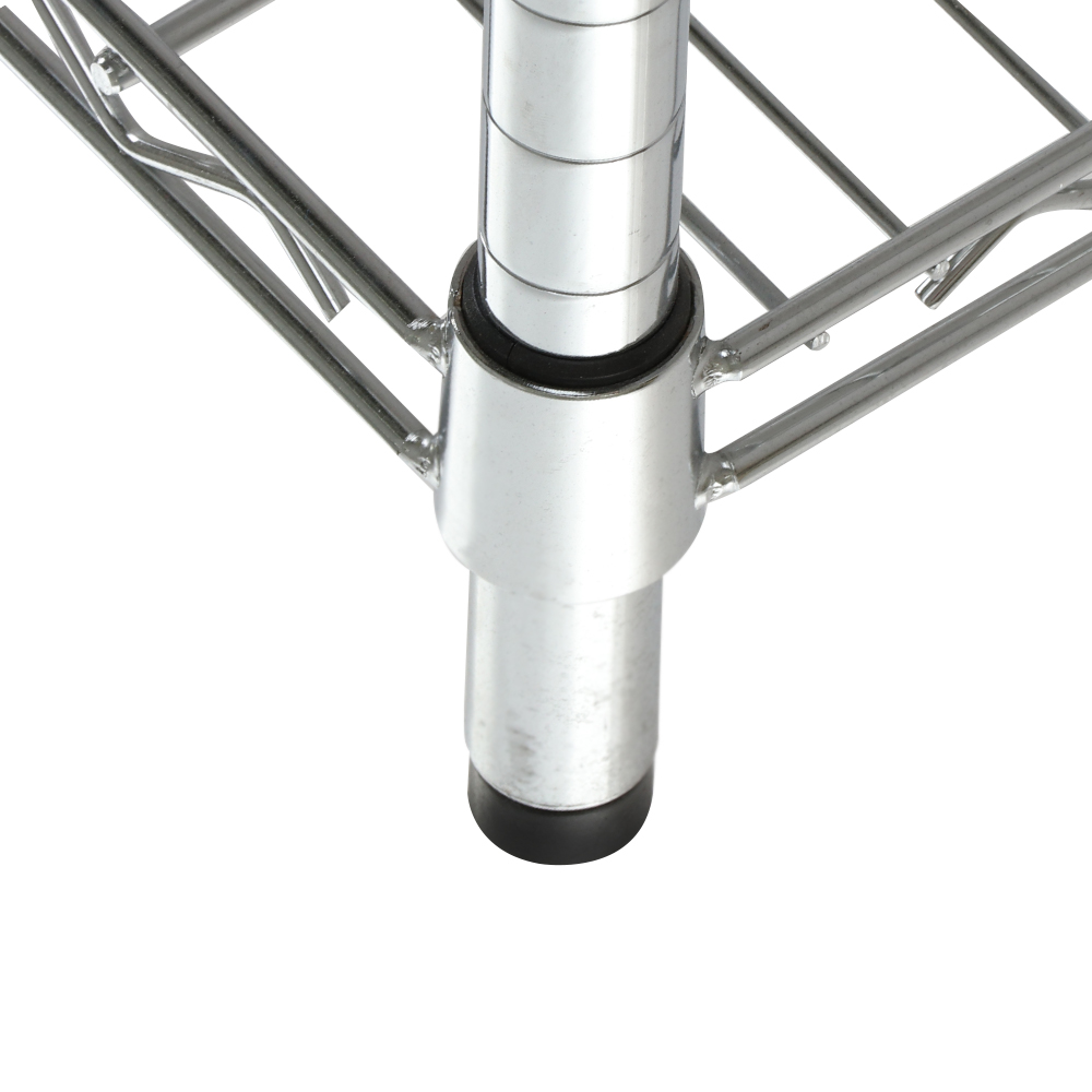 HOMEPRO FURDINI SHELF 4 TIER 183604-CR W90XD45XH160 CM SILVER