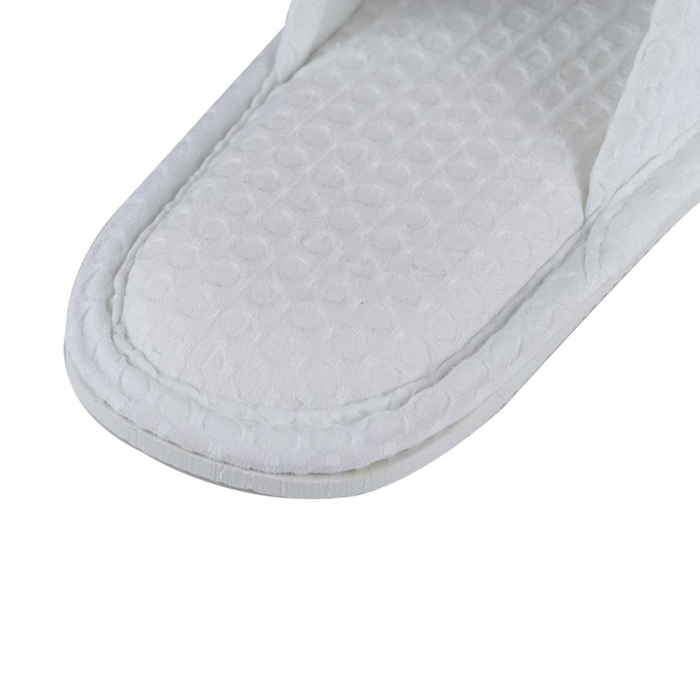 SLIPPERS HOME LIVING STYLE WAFFLE WHITE