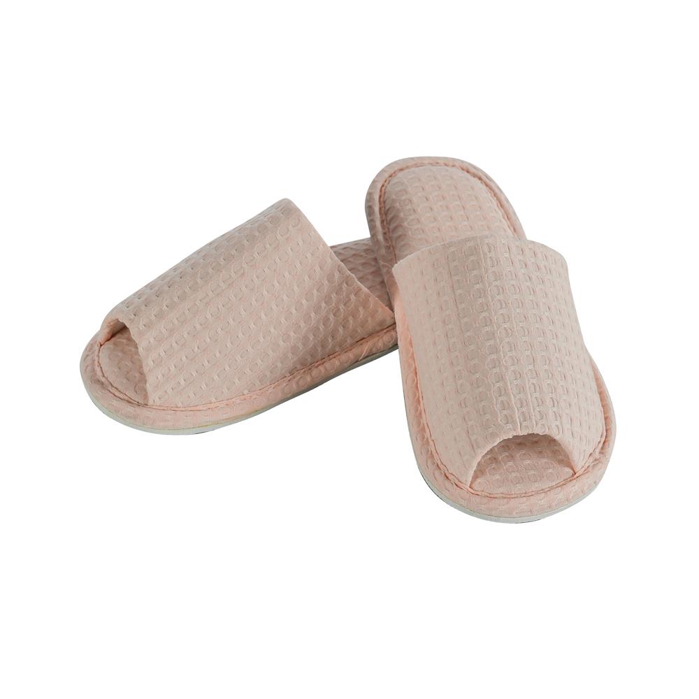 SLIPPERS HOME LIVING STYLE WAFFLE PINK