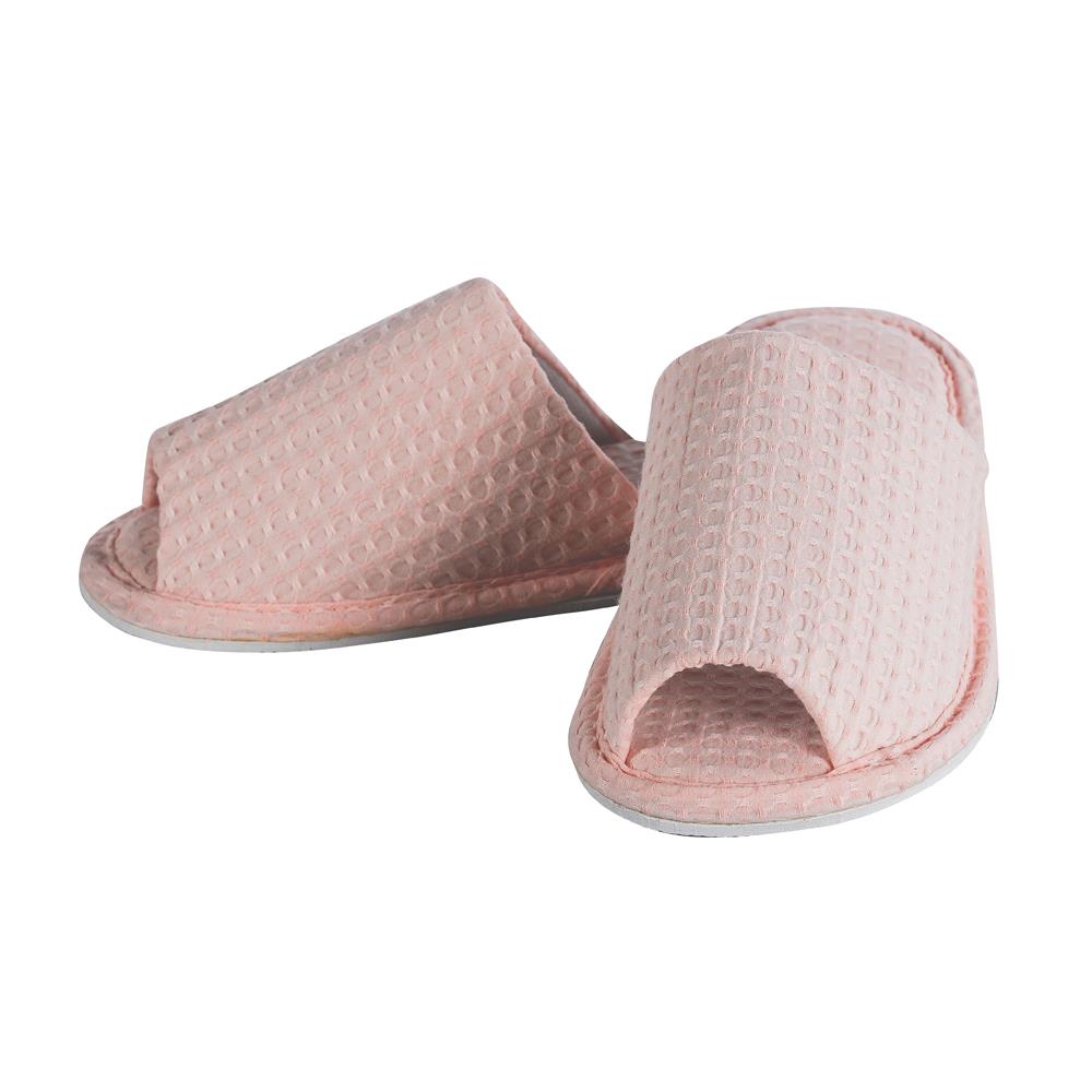 SLIPPERS HOME LIVING STYLE WAFFLE PINK