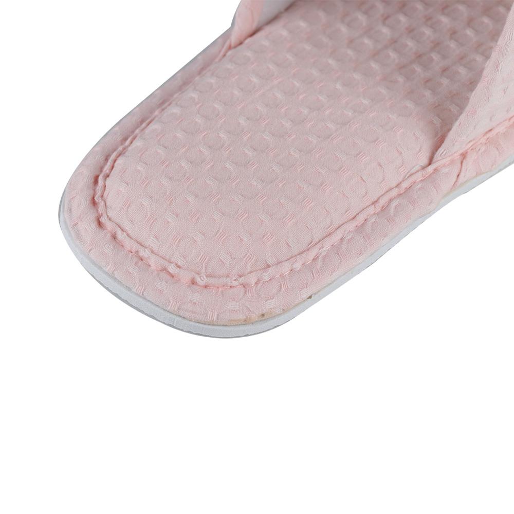 SLIPPERS HOME LIVING STYLE WAFFLE PINK