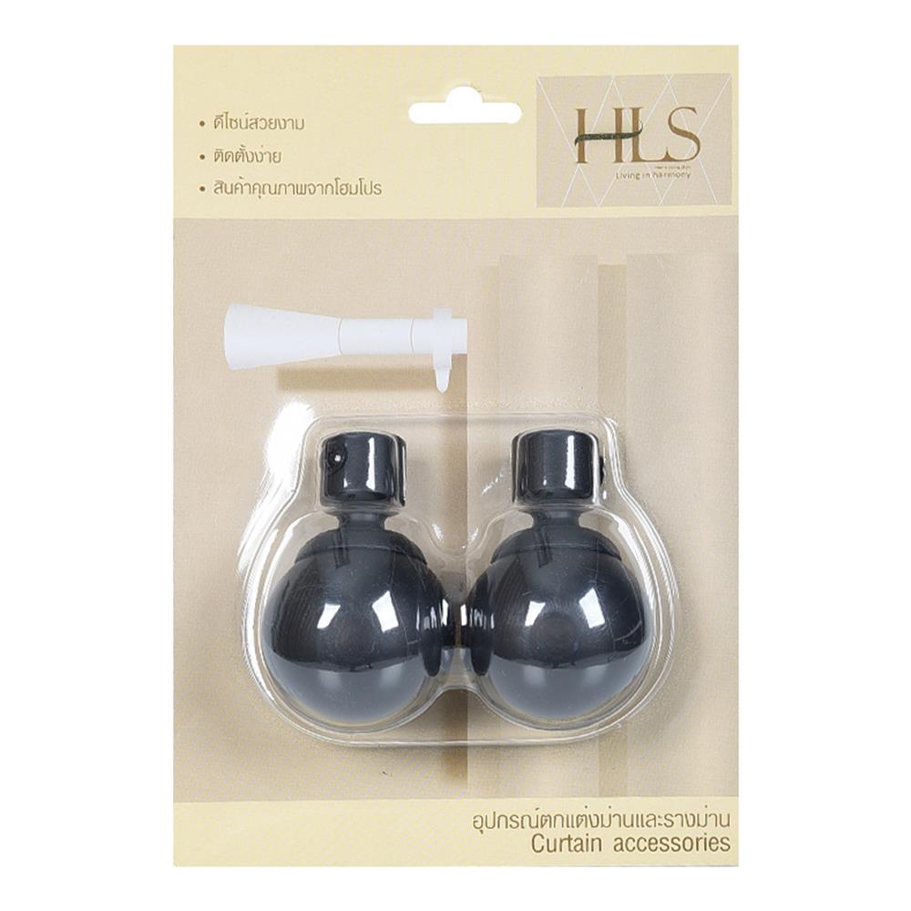 HLS FINIALS BALL 19MM BLACK