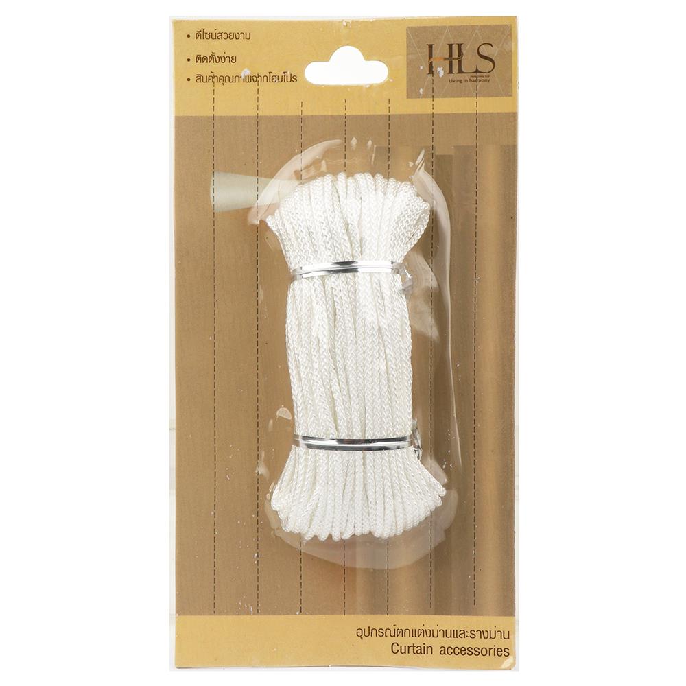 CURTAIN TRACK CORD HOME LIVING STYLE 20M WHITE