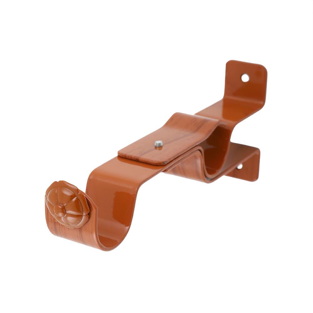 WALL BRACKET HOME LIVING STYLE STEEL 2-LAYER 25MM BROWN
