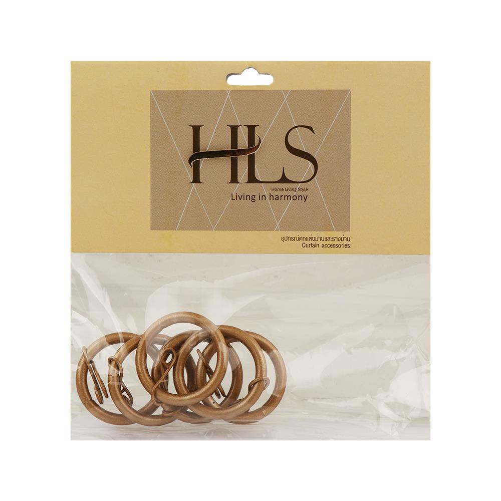 CURTAIN RINGS HOME LIVING STYLE DR004 30MM GOLDEN