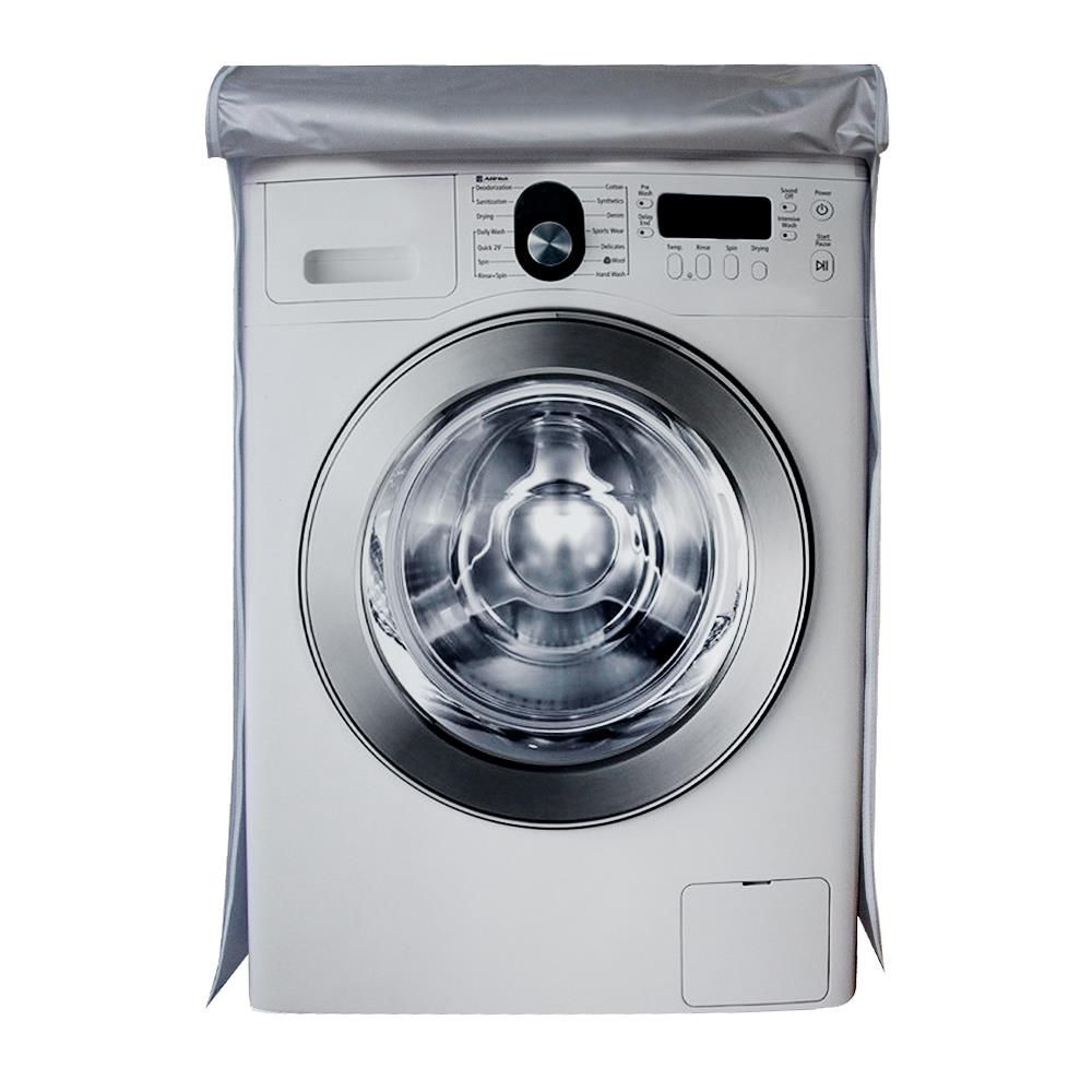 PVC FRONT-LOAD WASHING MACHINE COVER PLIM GREY