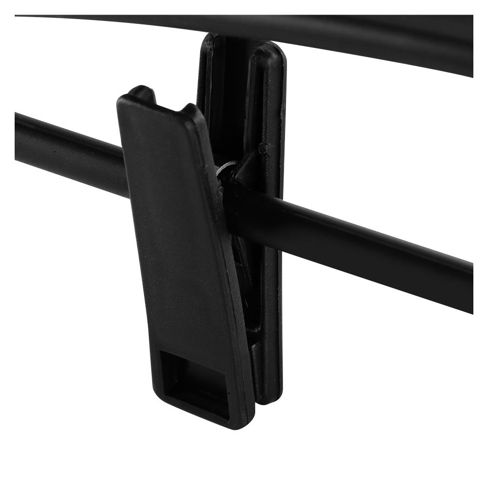 CLOTHES HANGER WITH CLIPS PLIM HHG003-B BLACK