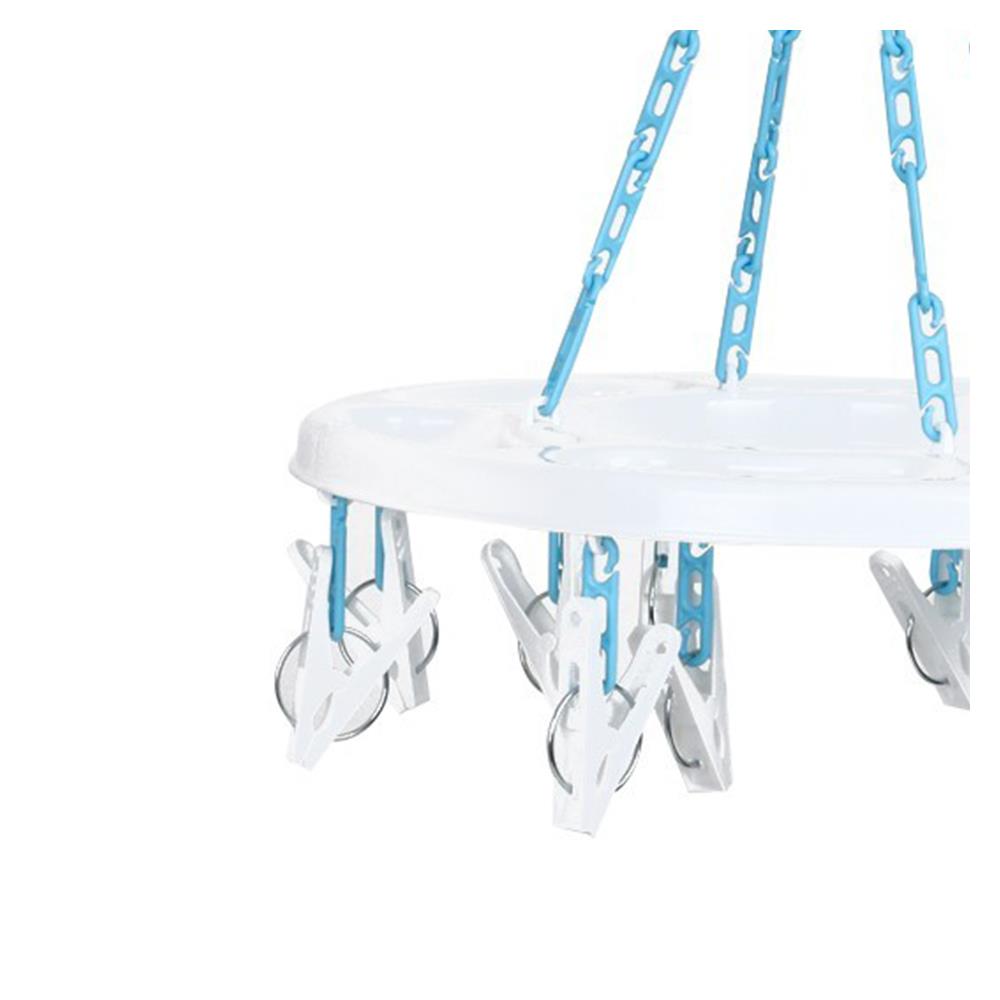 ROUND HANGER PLASTIC 12 CLIPS PLIM