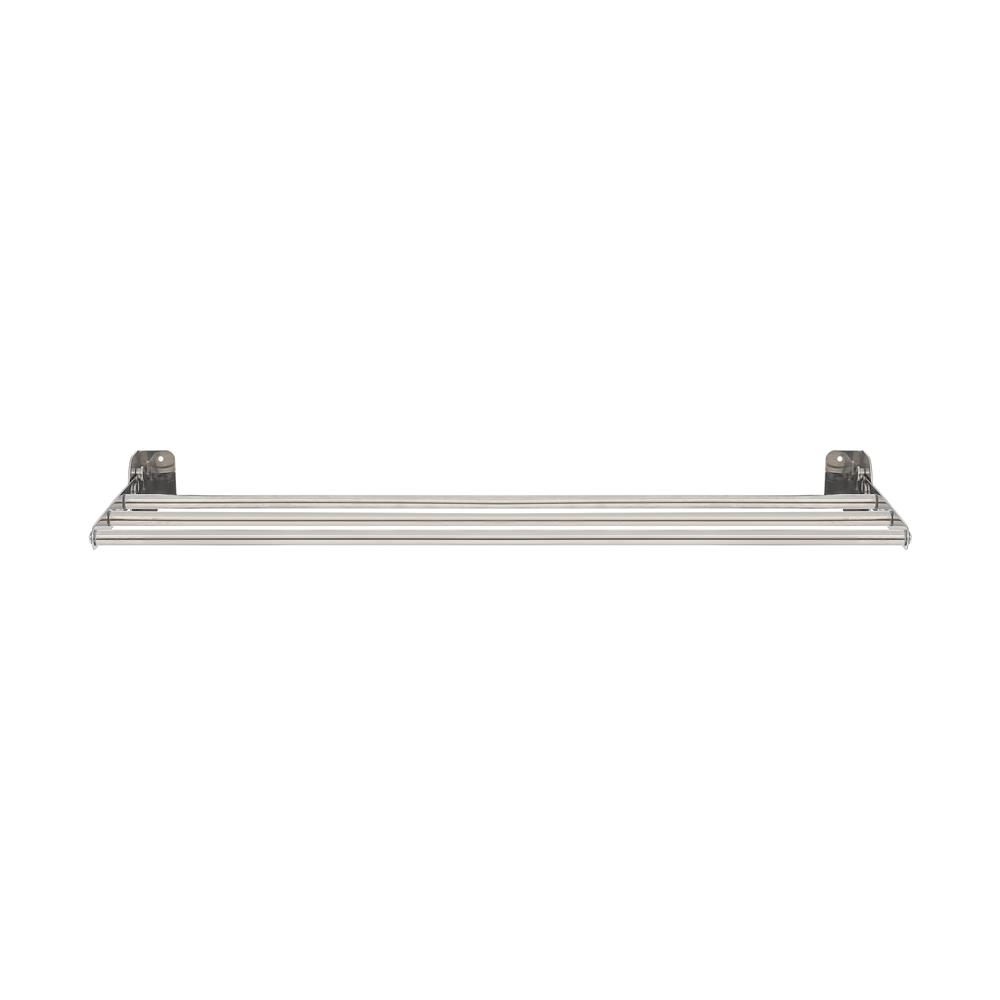 WALL RACK STAINLESS FOLDABLE 3 BARS 80cm PLIM