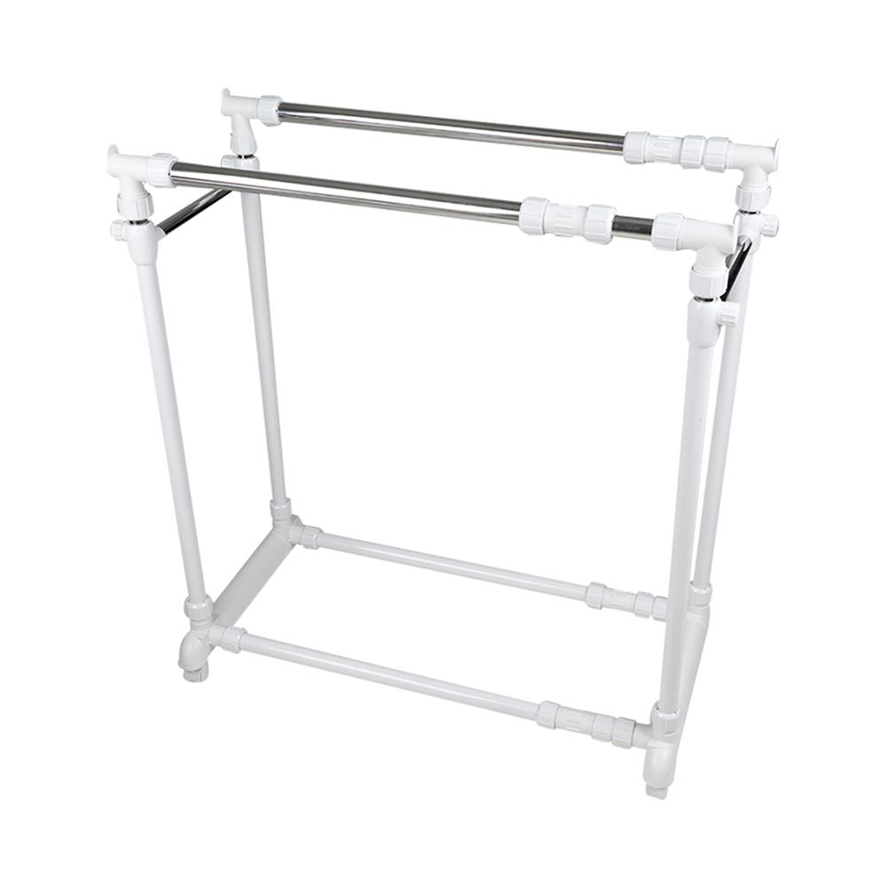 CLOTH RACK 2 BARS 135x47x160cm PLIM