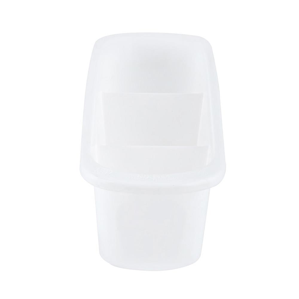 3-COMPARTMENT OVAL KITCHEN UTENSIL HOLDER JCJ 1194 WHITE