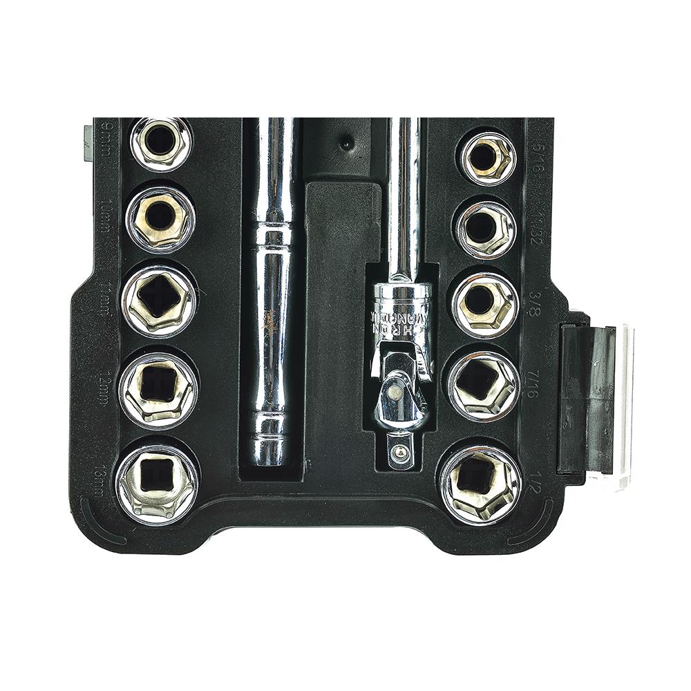 SOCKET WRENCH SET MATALL AC333-CRV 22PCS/SET