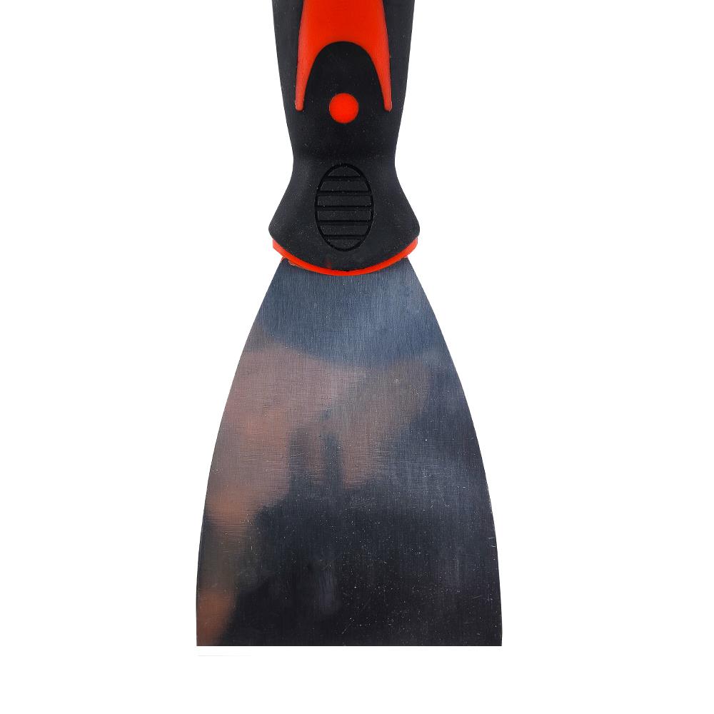 PUTTY KNIFE WITH PLASTIC HANDLE SHINO 3IN BLACK-RED