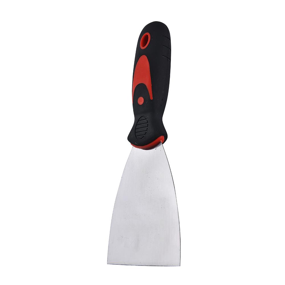 PUTTY KNIFE WITH PLASTIC HANDLE SHINO 3IN BLACK-RED