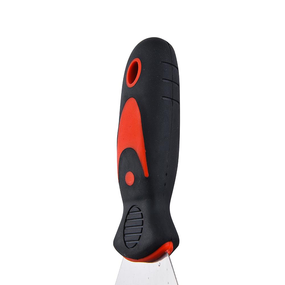 PUTTY KNIFE WITH PLASTIC HANDLE SHINO 3IN BLACK-RED