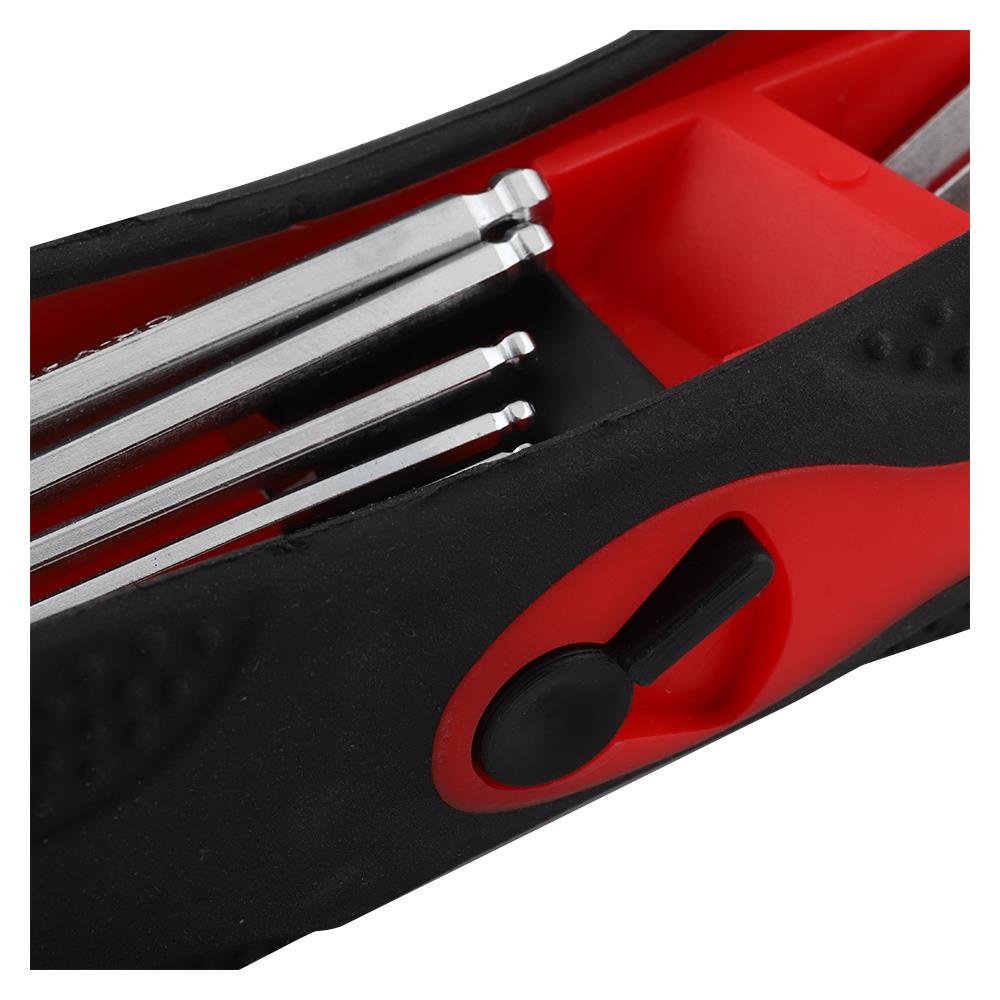 FOLDING BALL END HEX KEY WRENCH SET MATALL 8-KEY