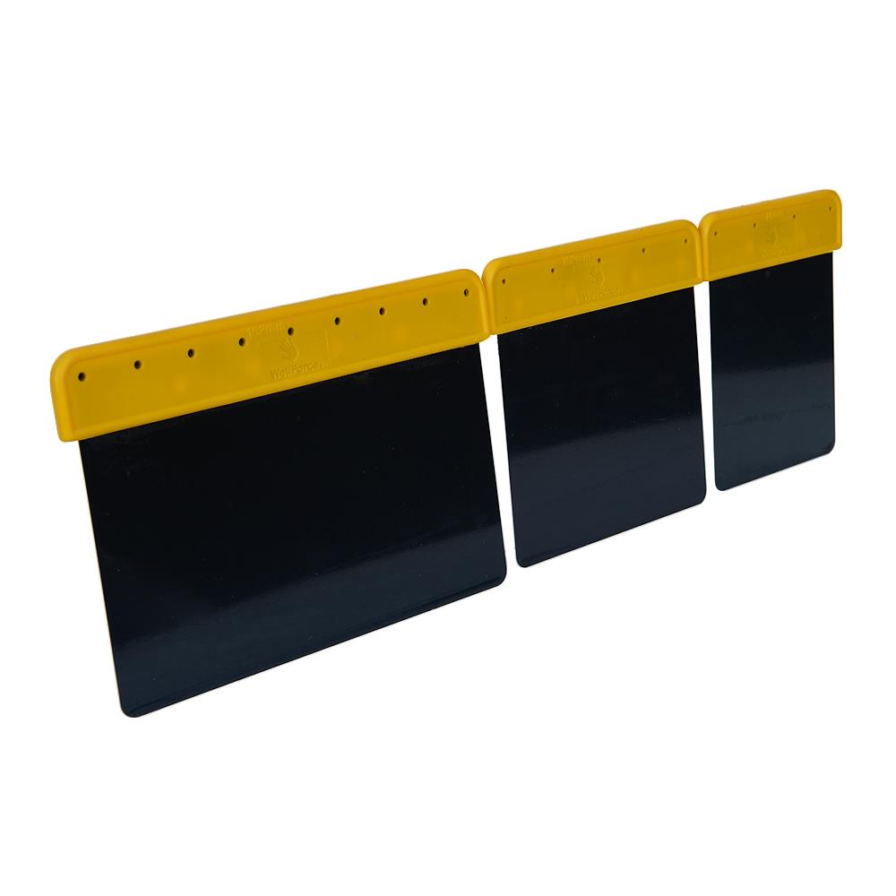 FILLING KNIFE SET WELL FORCE 3EA/SET BLUE-YELLOW