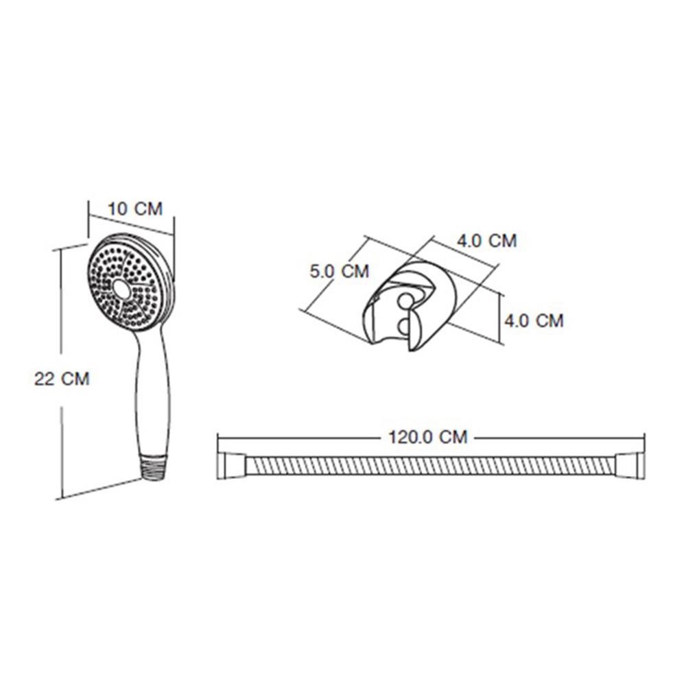 HAND SHOWER SET MOYA BT-9153 CHROME