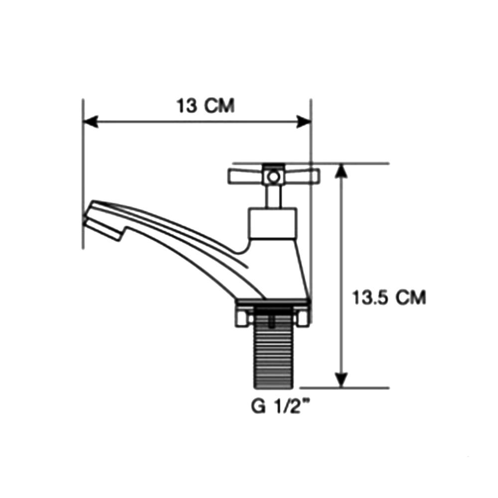 BASIN FAUCET MOYA PN-8201