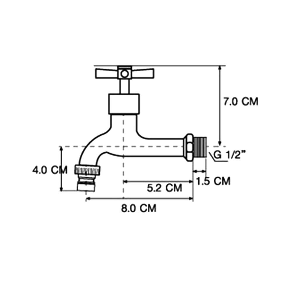SHANK FAUCET PARNO PN-8203