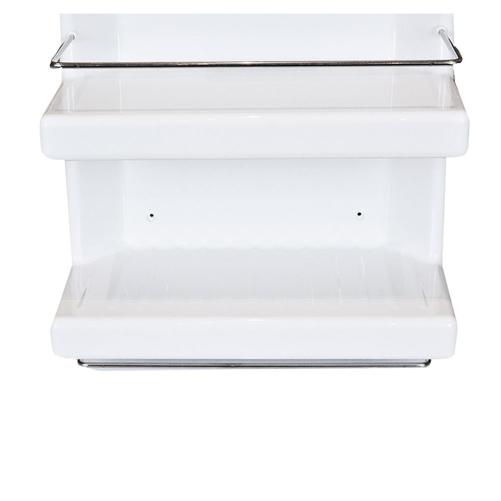 4-TIER CORNER SHELF QUEEN SH-CABL-C04-WT WHITE