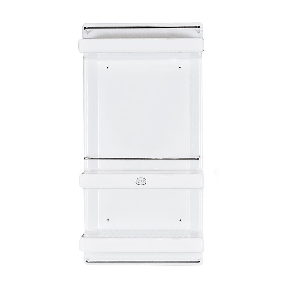 3-TIER WALL SHELF QUEEN SH-CAB-W03-WT WHITE