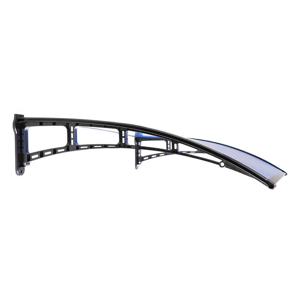 FIXED POLYCARBONATE AWNING SUNSHIELD 100X150CM BLUE