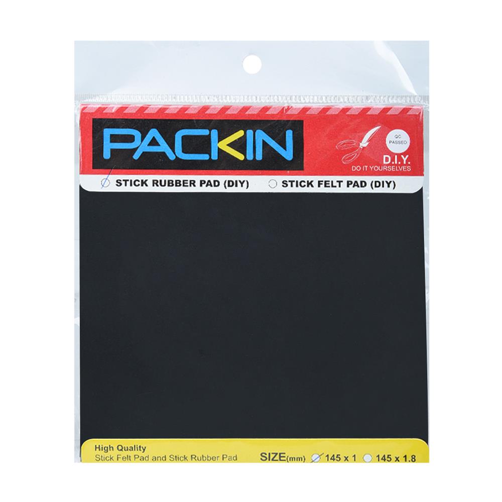 FLOOR RUBBER PAD PACK IN DIY SQUARE 145X1MM