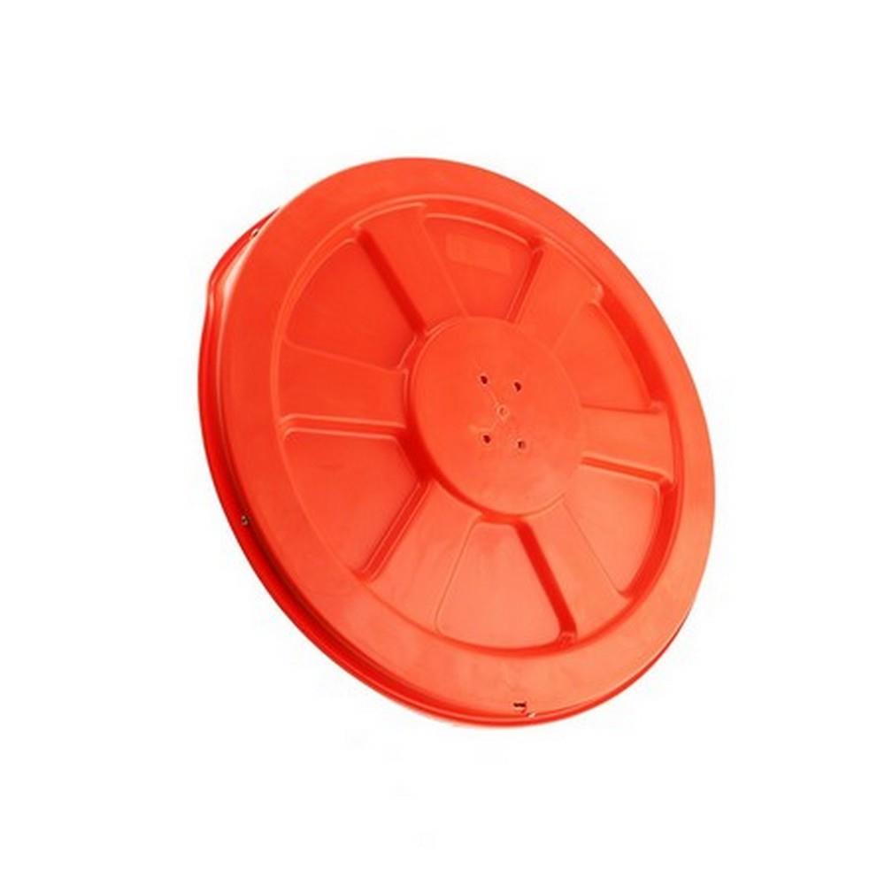 CONVEX TRAFFIC MIRROR WITH BRIM RIGHT 24" ORANGE