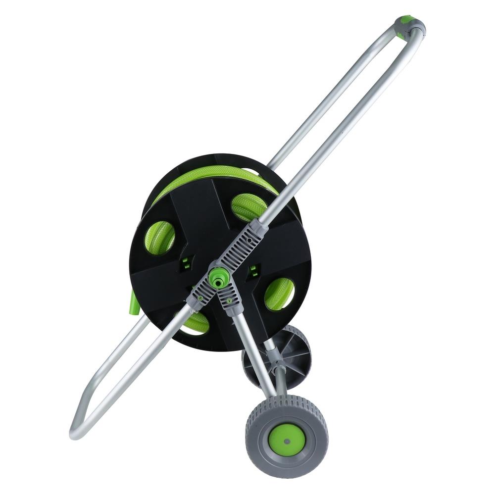 HOSE REEL CART SPRING N-06 1/2"X25M GREEN