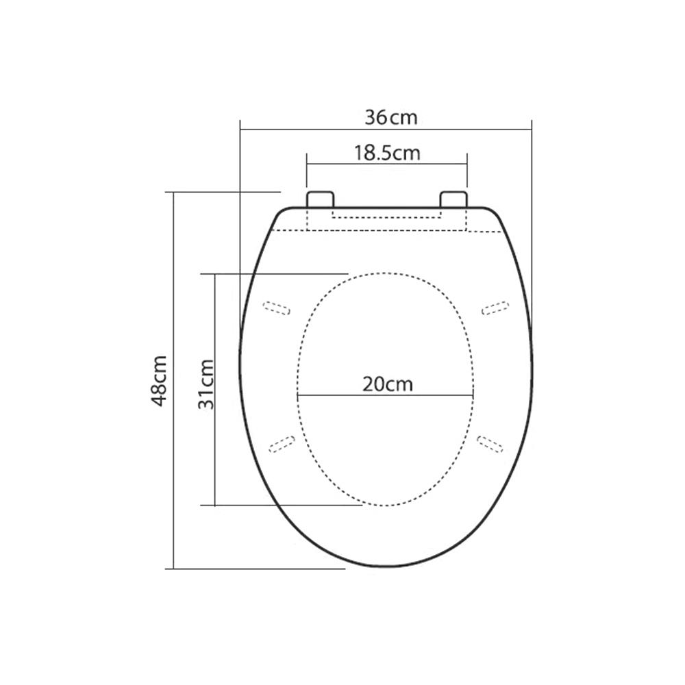 SOFT CLOSING TOILET SEAT 216