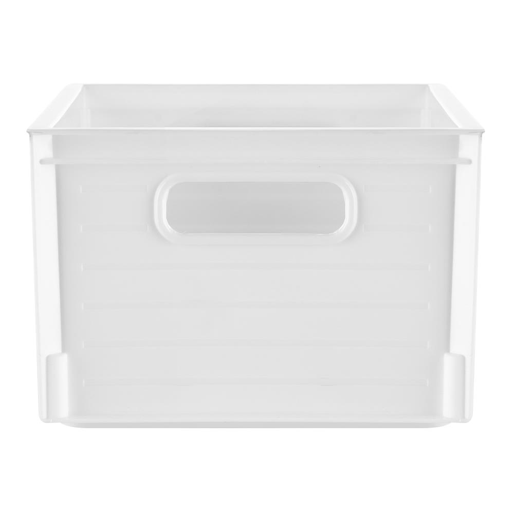 STACKABLE STORAGE BOX STACKO UT-21 S 28X19.5X13.3CM WHITE